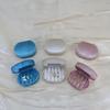 Mini Ring Box Solid Color Multi-Slot Jewelry Organizer Velvet Jewelry Box Korean Portable Jewelry Storage For Travel Home