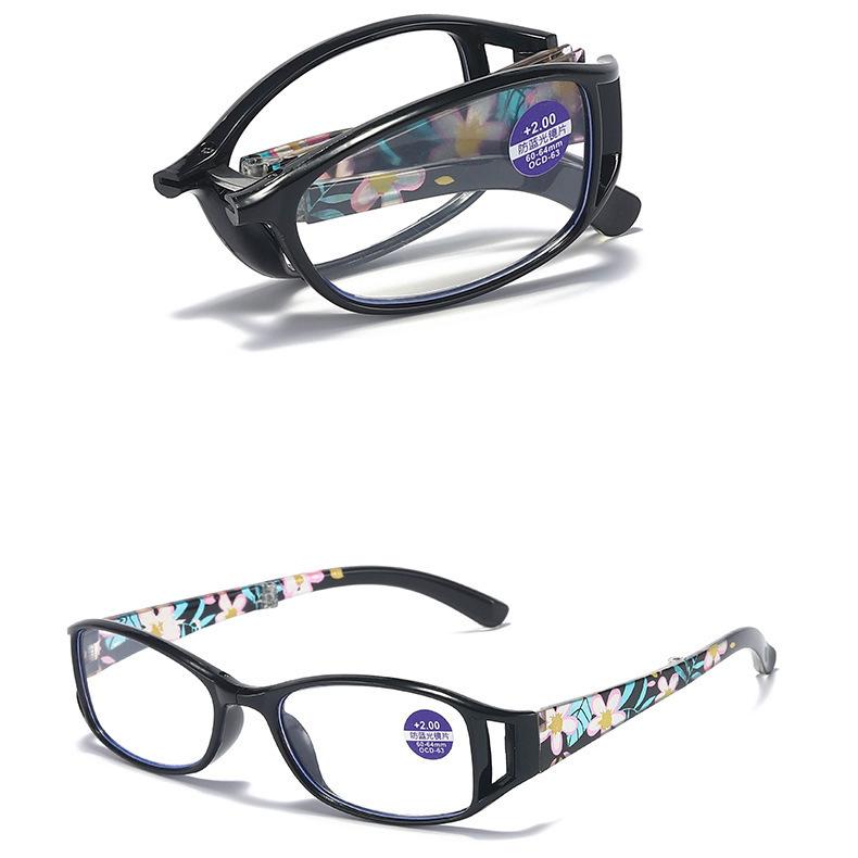 Folding Reading Glasses Women Men Elegant Printed Vintage Eyeglasses