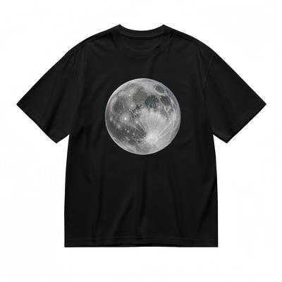Men's Comfortable Classic T-Shirt Mens Womens Tees Top Astronomy Inspired Lunar Design Tee White Tops