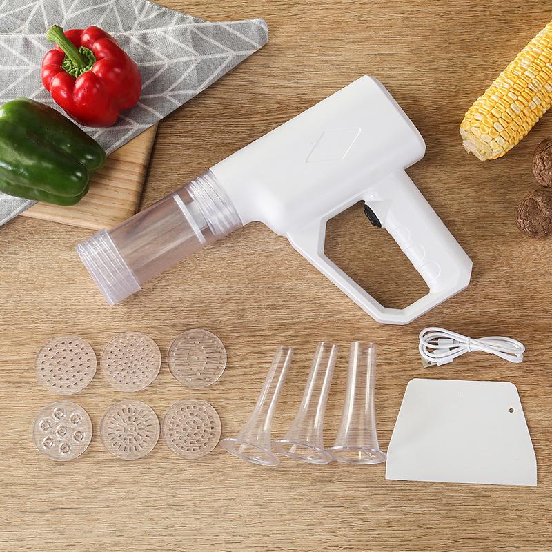 Tragbarer Kabelloser Automatischer Nudelbereiter: Kompakte elektrische Teigpresse für einfache hausgemachte Nudeln