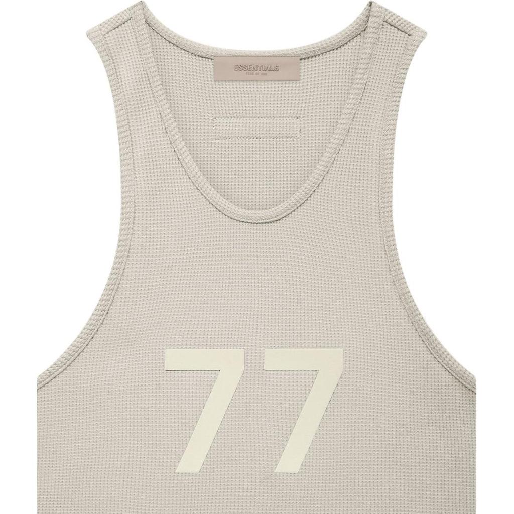 Fear Of God Essentials Solid Color Digital Print Logo Tank Top Women tank tops Gray FOG-FW22-164