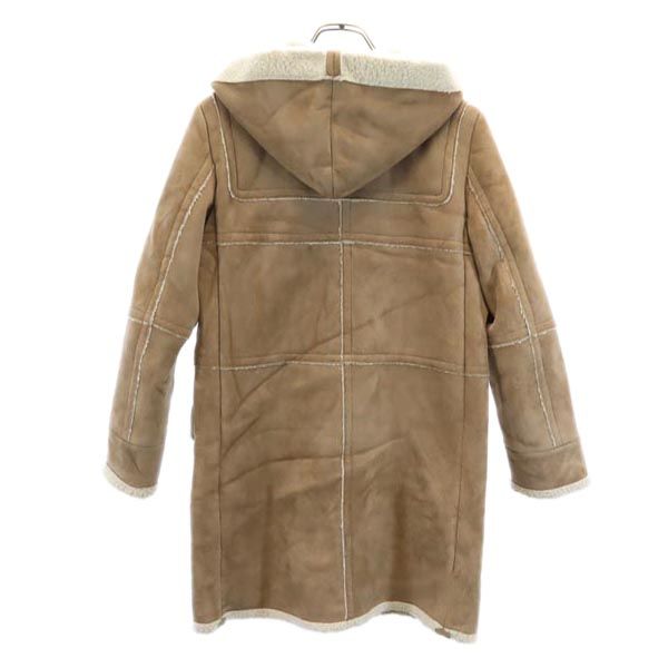Ron Herman Duffel Coat Beige Back Bore Women Used