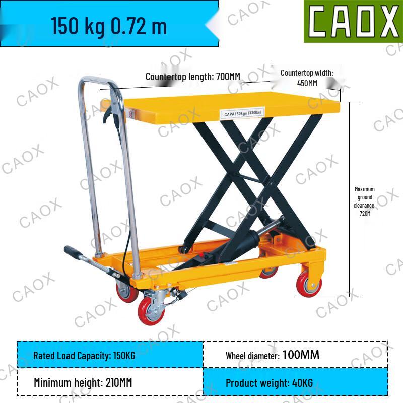 CAOX Manual Scissor Lift Table