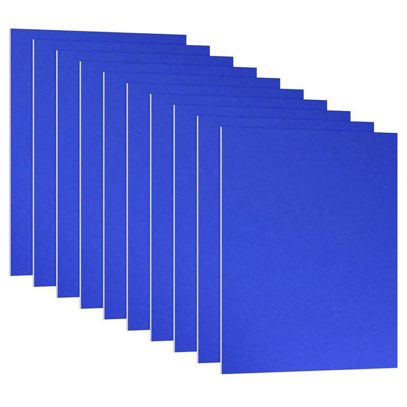 ABUL-7X5x1/32Inch Anodized Aluminum Sheet, 10Pcs Metal Rectangle Aluminum Plate 0.8Mm Thick Engraving Blanks For Laser DIY синий