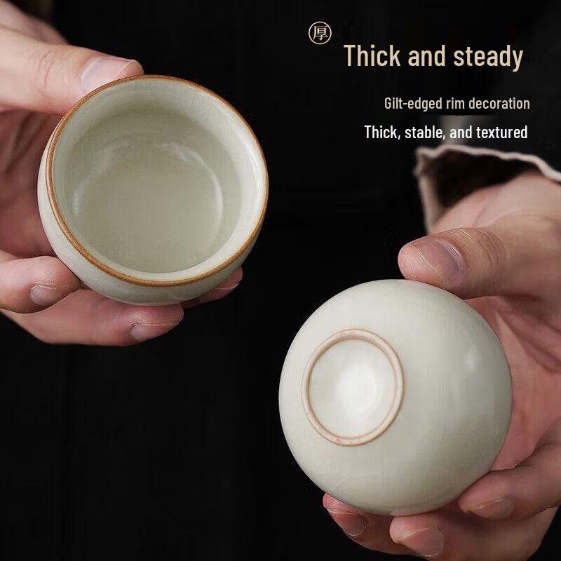 Luxury Ru Kiln Chinese Ceramic Kung Fu Tea Set