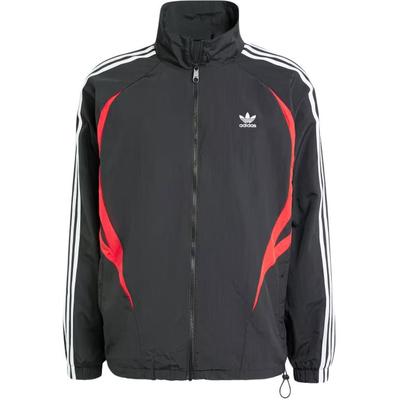 Originals Archive Track Top With Color-Block Logo Design And Comfortable Stand-Up Collar Long Sleeve Jacket Men Tops Black IY2092