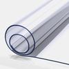 1.0mm Transparent PVC Tablecloth Waterproof Oil Proof Soft Glass Table Cover for Living Room Kitchen