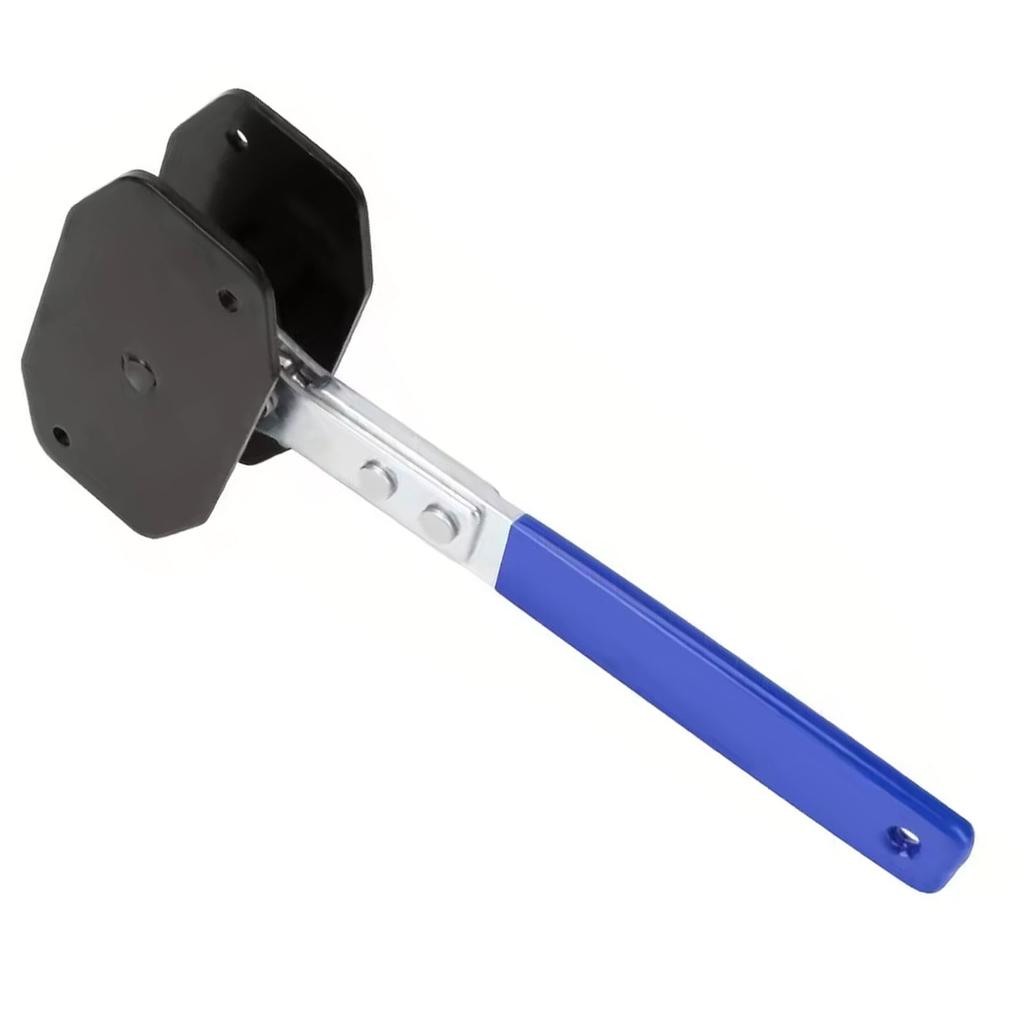 Brake Caliper Compression Tool Ratchet Caliper Piston Compressor with 2 Hooks for Single Double Quad Piston Calipers