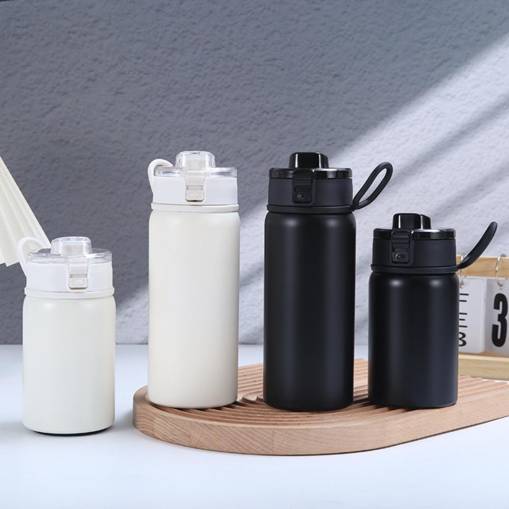 Stainless Steel Vacuum Insulation Cup 350/550ml High-capacity with Tea Partition Thermos Mugs Leak-Proof Double Layer Coffee Mug