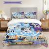 Bluey Friends Adventure Threepiece Set 1 Duvet Cover 2 Pillowcase Without Core Duvet Cover And Pillowcase Soft And Comfortable