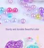 Acrylic Solid Color Round Beads for DIY Jewelry Bracelet Making