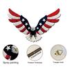 Patriotic American Flag Star Wall Sign 4th of July Independence Day Wooden Wall Door Hanger for Home Office Living Room