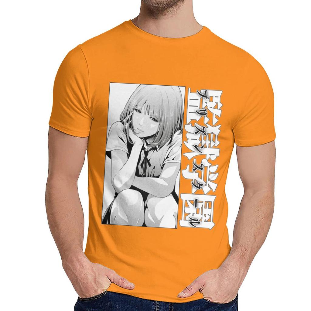 Popüler Anime Cezaevi Okulu Seksi Hana Midorikawa T Shirt Adam Tasarım Yumuşak Pamuk Moda