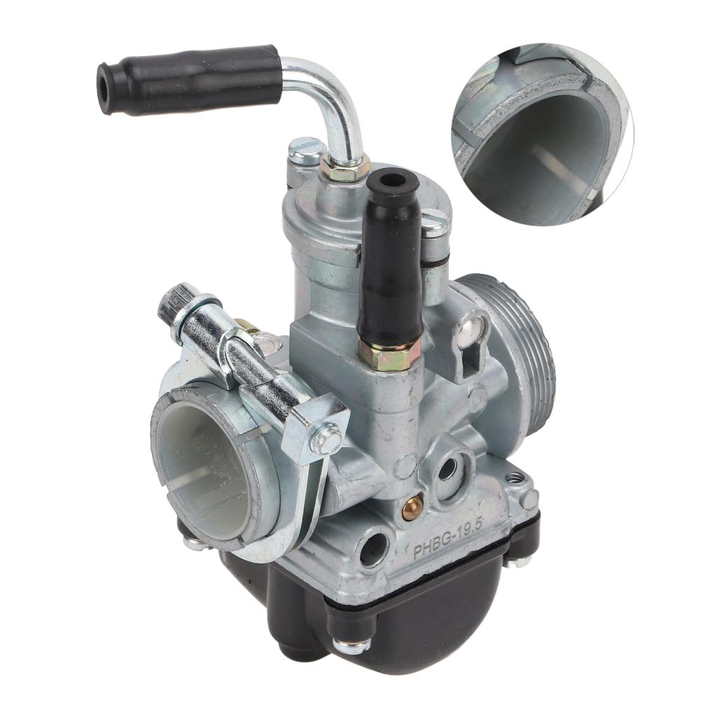 Motorcycle PHBG Carburetor Racing Carb Motorcycle Parts for 50‑100cc Engine 2 Stroke 19.5mm 0.77in