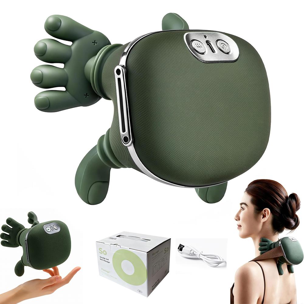

Bionic Finger Neck Shoulder Massager Wireless Neck Cervical Trapezius 4D Kneading Body Back Hand Massage Shawl Brushless Motor