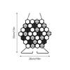 Hanging Jewelry Wall Holder Honeycombs Shape Display Storage Wall Mounted Jewelry Rack Black
