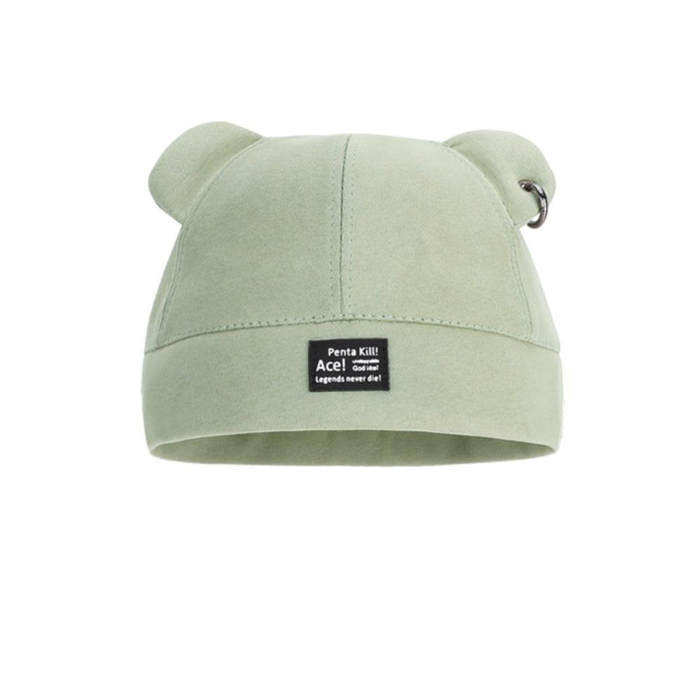 Cat Ears Ear Landlord Hat Solid Color Winter Autumn Cap Cute Watermelon Skin Cap