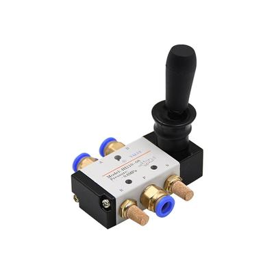 4H210-08 4H310-10 4H410-15 Ręcznie Sterowany Dźwignią 5-Portowy 2-Pozycyjny Pneumatyczny Zawór Sterowania Powietrzem Gwint BSP 1/4" 3/8" 1/2"