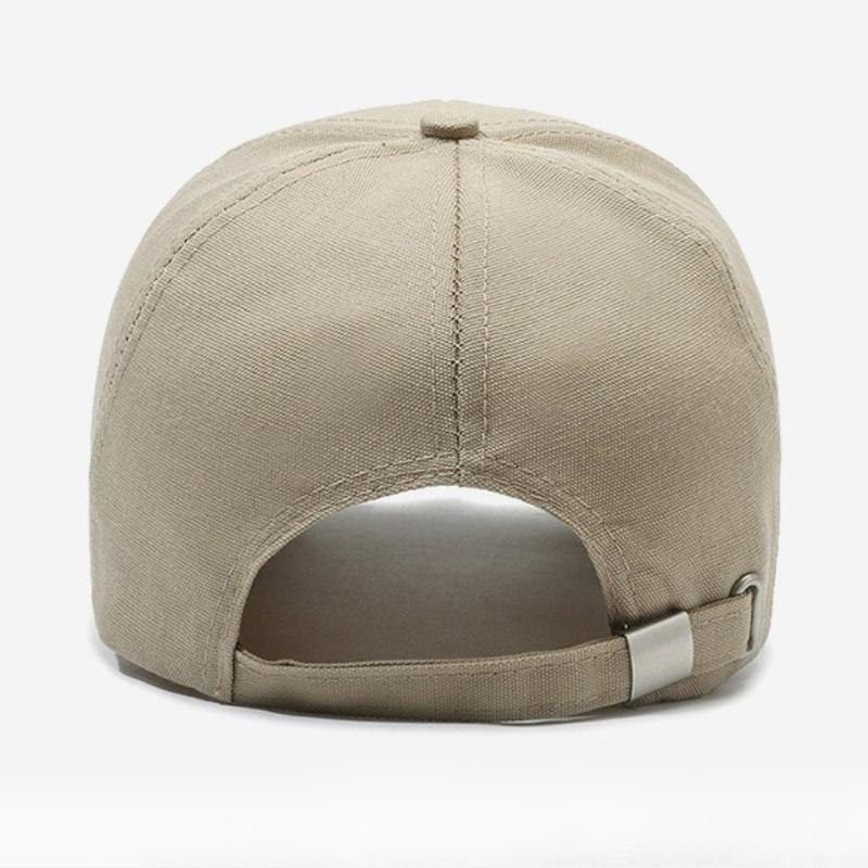 Herren Baseballkappe Sonnenschutzhut UV-Schutz Sonnenschirm Anglerhut Herbst Große Kopfgröße Harte Kappe mit Schirm Leicht Atmungsaktiv Leinwand Baseballkappe