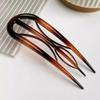 Women Universal Fashion U-shaped Hair Stick Fork Simple Geometric Hair Pin Festival Party Gift Headwear Hair Accessories
