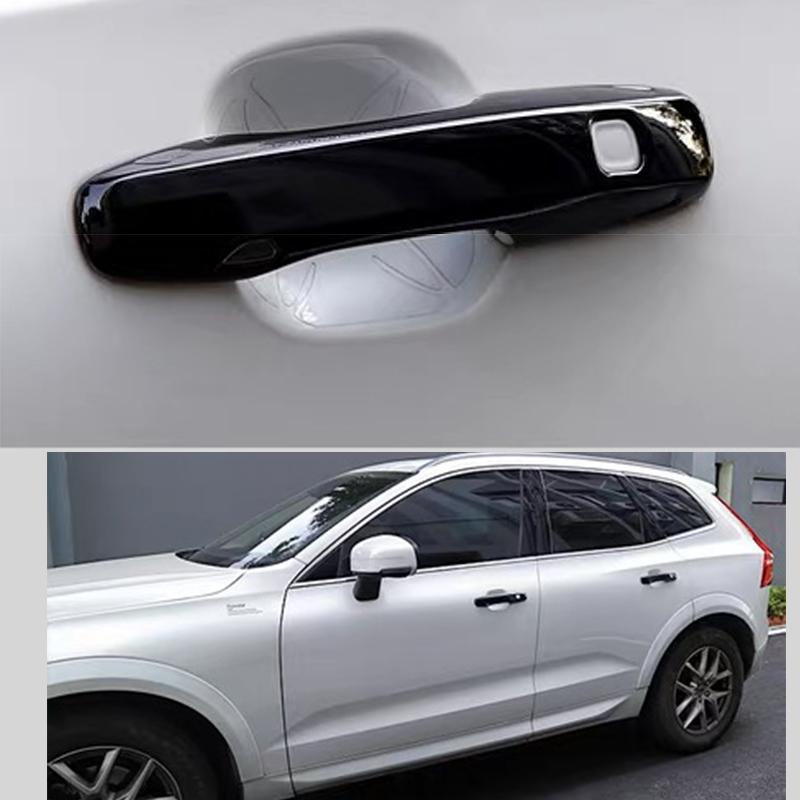 Pentru Volvo xc90 xc60 s90 v90 decor maner ușă autocolant negru mașină accesorii auto