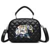New Diamond Checkered Women's Crossbody Bags Fashion Double Zipper Mini Designer Handbag High Quality PU Women's Brand Small Bag