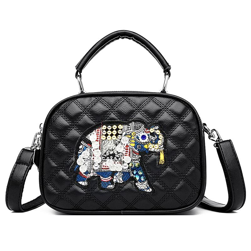 Nové diamantové kostkované dámské crossbody kabelky móda dvojitý zip mini designová kabelka vysoce kvalitní PU dámská značka malá kabelka