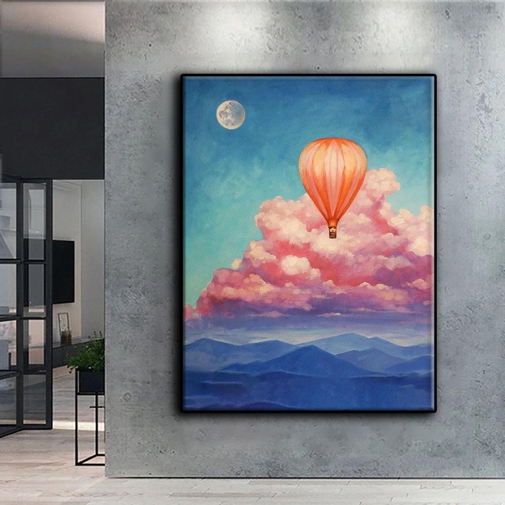 5D Diy Diamond Painting Hot Air Balloon Cross Stitch Full Diamond Embroidery Mosaic
