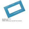 Cross Stitch Line Finder Magnetic Ruler Cross Stitch Chart Tool Sewing Embroidery Tool Cross Stitch Positioning Tool for Beginners Pros