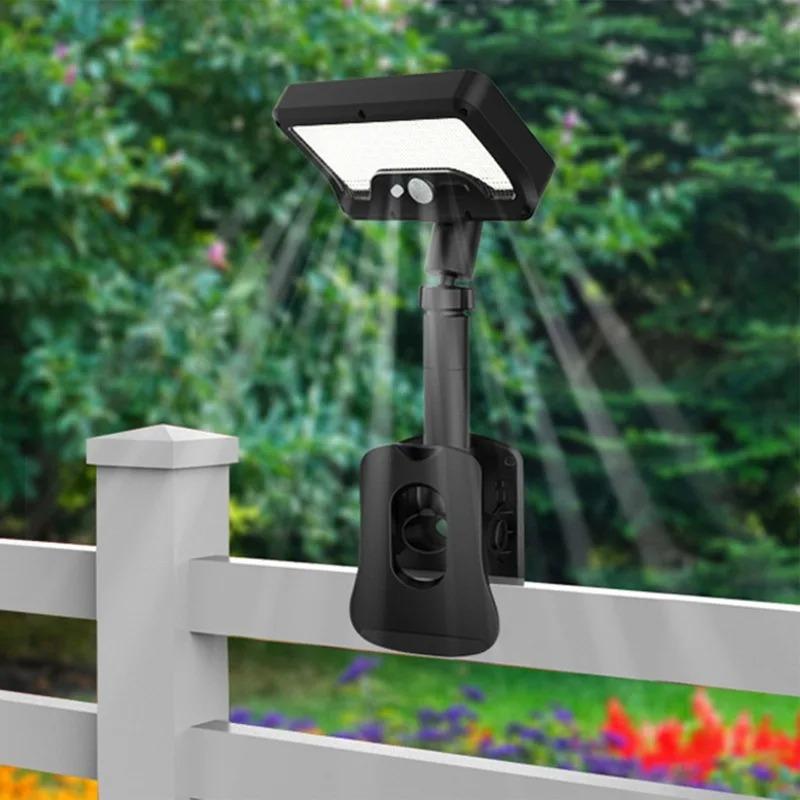 92 LED Solar Motion Sensor Wall Light, IP65 Waterproof Clip-On Solar Lamp for Garden Driveway Camping Outdoor Security
