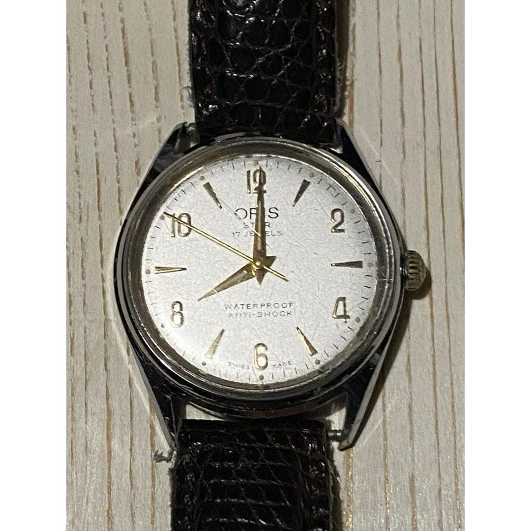 Used Oris ORIS watch STAR vintage movable retro watch rare item