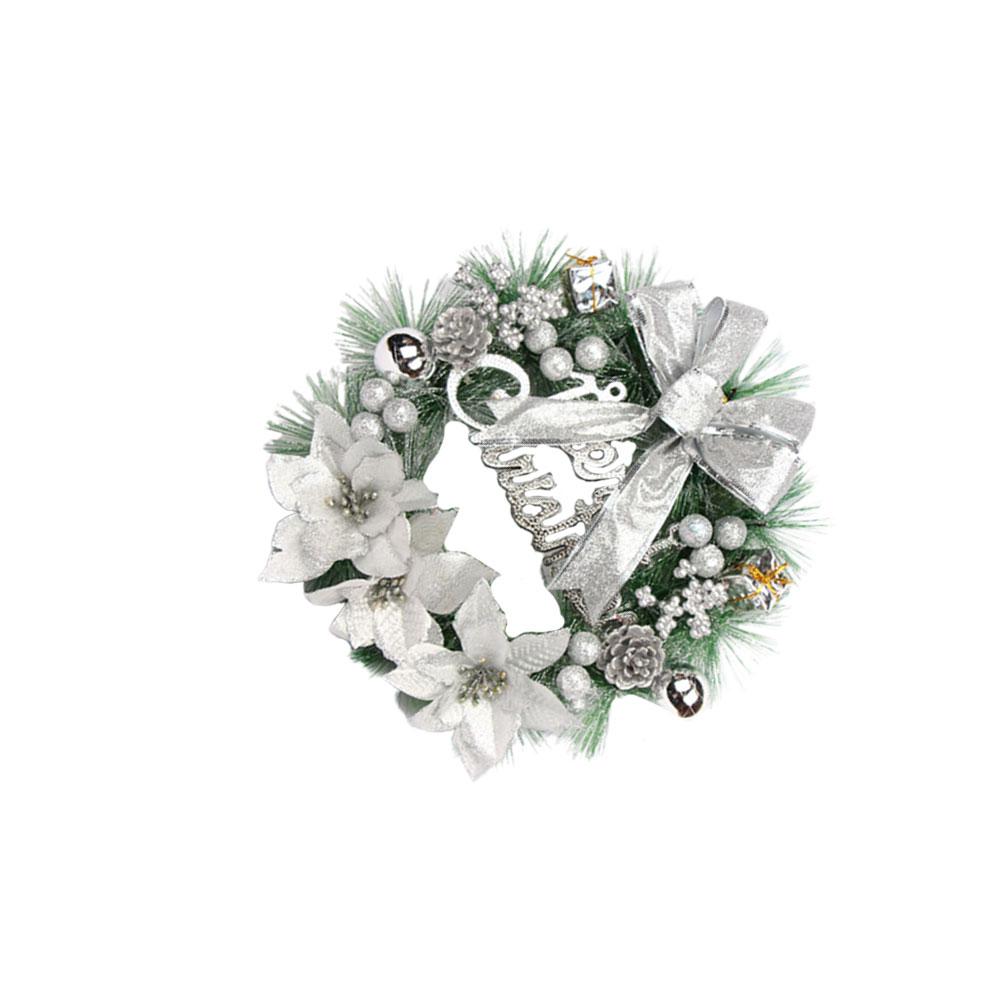 30cm Artificial Pine Branches Christmas Decor Christmas Artificial Pine Wreath Door Wreath Decoration Front Garland Decoration