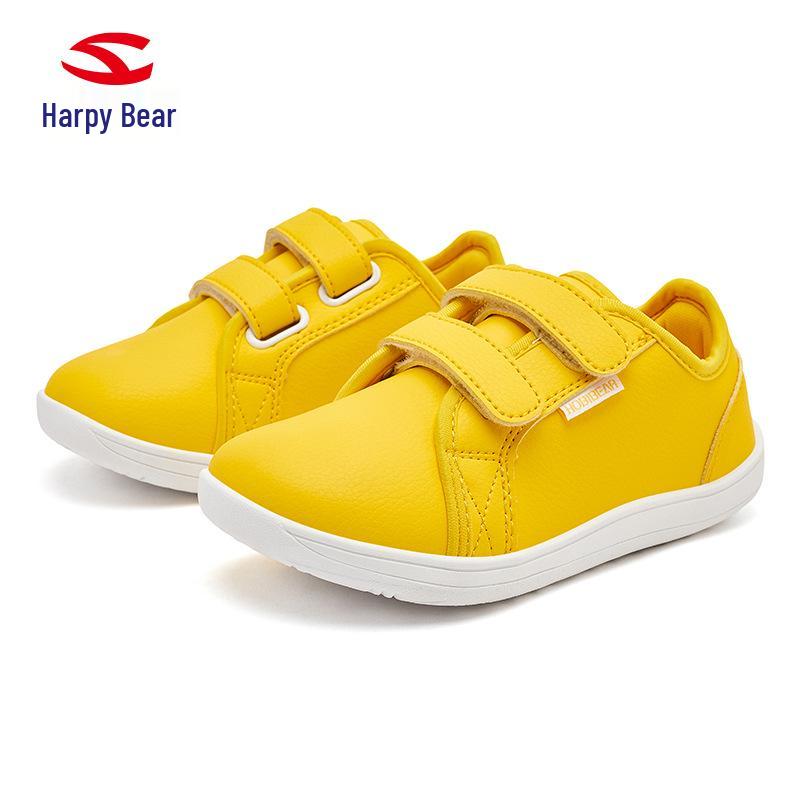 

Детская кожаная обувь Habibear с широким носком – Легкая, свободная посадка для мальчиков, Идеально подходит для весны и осени 26