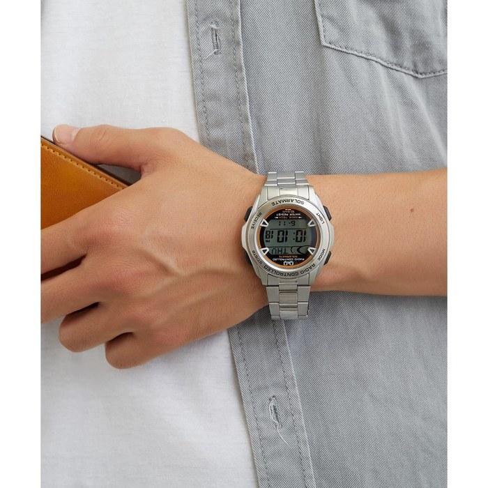[Citizen Q&Q] Watch Q&Q 100m Water Resistant Digital Radio Solar Chronograph MHS7-200 Men's Silver