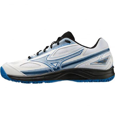 Break Shot 4 OC Tennis Size 2E Shoes, White/Blue/Black, 22.5 Cm,