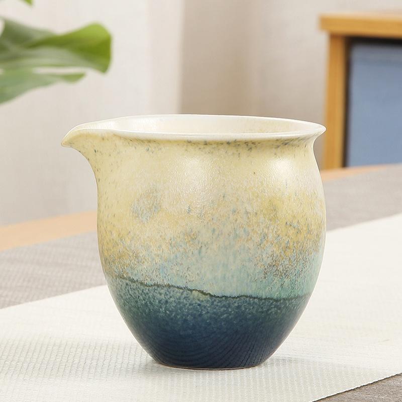 280ml Kiln Change Ceramic Fair Cup Vintage Tea Haiyun Cup