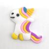 Cute Cartoon Unicorn Flower Clog Buckles - Removable & Soft Rubber Garden Shoe Decorations