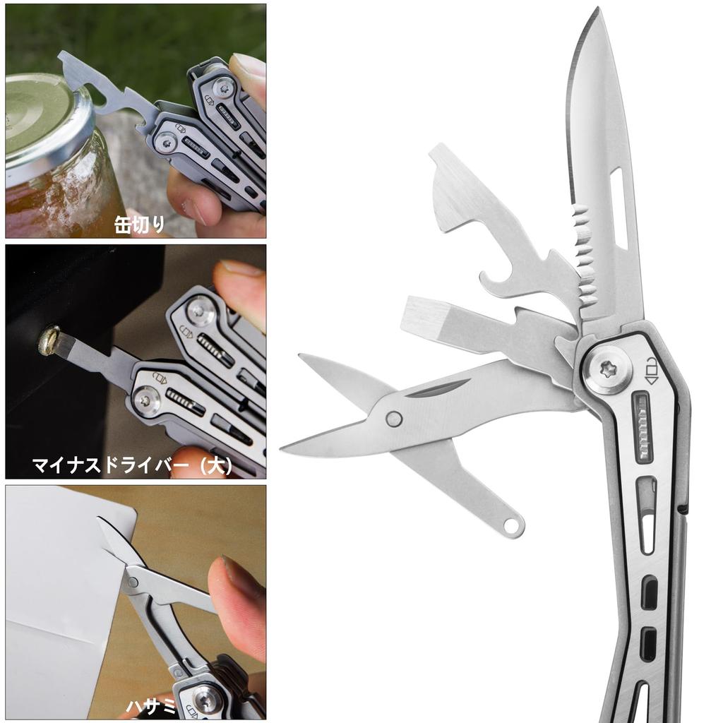 Outdoor Survival Equipped with Locking Bottle Outdoor Disaster Silver SWISS+TECH Multi-function Pliers, Multi-Tool, 16-in-1, Multi-Pliers, Tool,