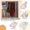 Sorority Gifts for Women - J1913 Elephant Sorority Blankets 50''x60' DST Throw Blanket for African American Sorority Women/Girls Birthday Gift