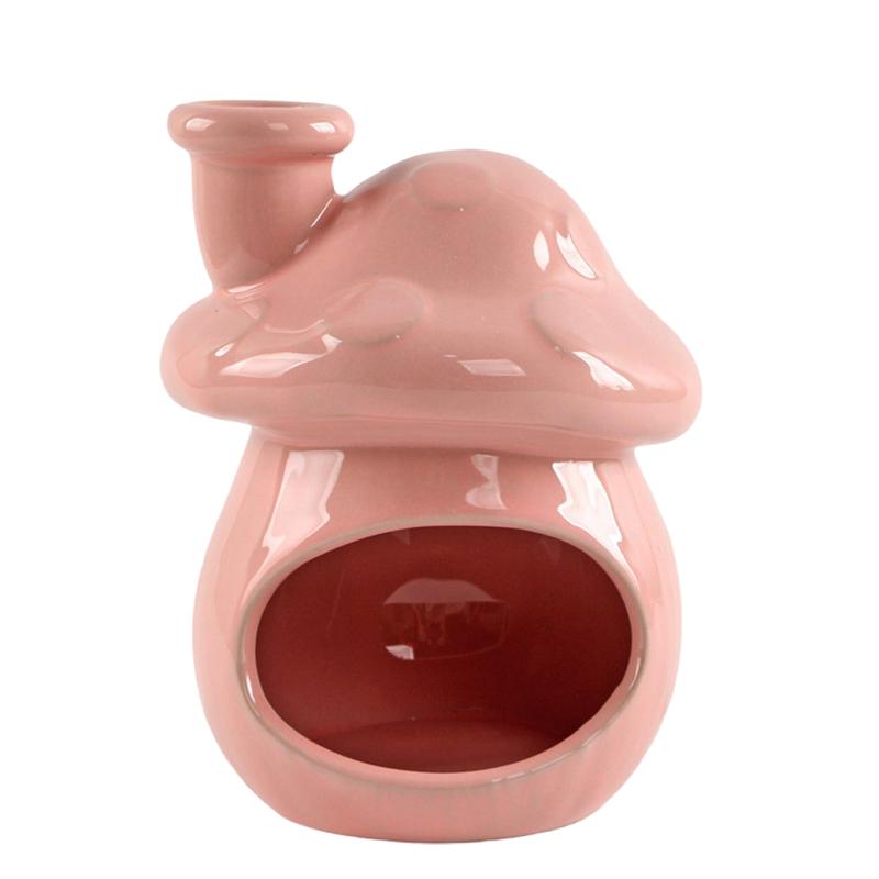 

1 шт. Аромалампа для ароматерапии Пало Санто Керамическая Для благовоний Шалфея Милая в форме гриба Идеальный подарок для домашнего декора