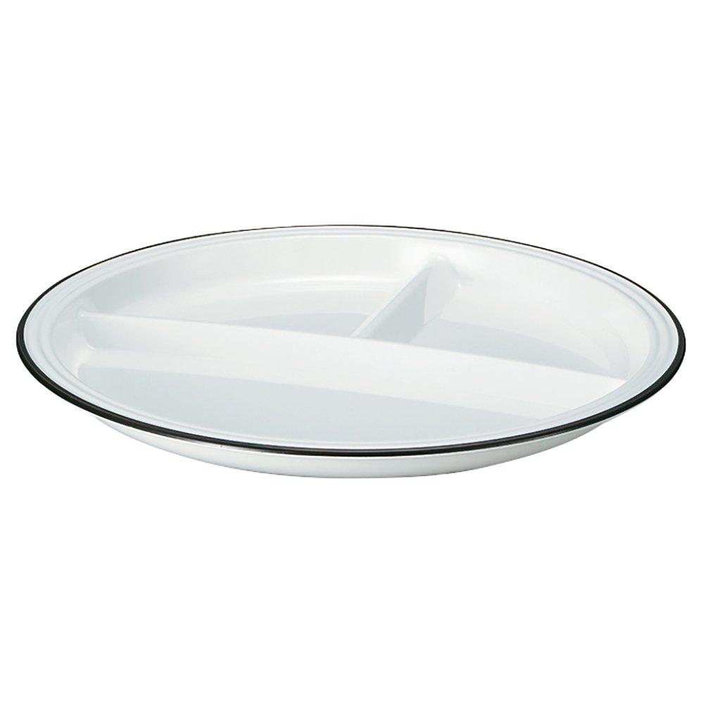 

Yamanaka Lacquer Nature Surf Ranch Plate, White, M16751-1 белый