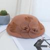 Wool Retro Top Hat British Style Women'S Autumn And Winter Crimped Bud Hat Fashion Flower Stewardess Hat