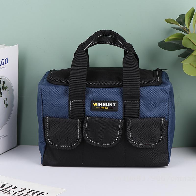 Waterproof Tool Bag with Multi Pockets Organizer Electrician Tools Pouch with 30% Increased Capacity
