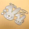 Osterhase Metall-Stanzschablonen Schablone Scrapbooking DIY-Album Stempel Papierkarte Prägung Dekoration Handwerk Drop Shipping