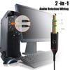 Headphone Microphone Audio Converter Splitter For Computer 3.5mm Female To 2 Dual 3.5mm Male Headphone Mic Audio Y Splitter