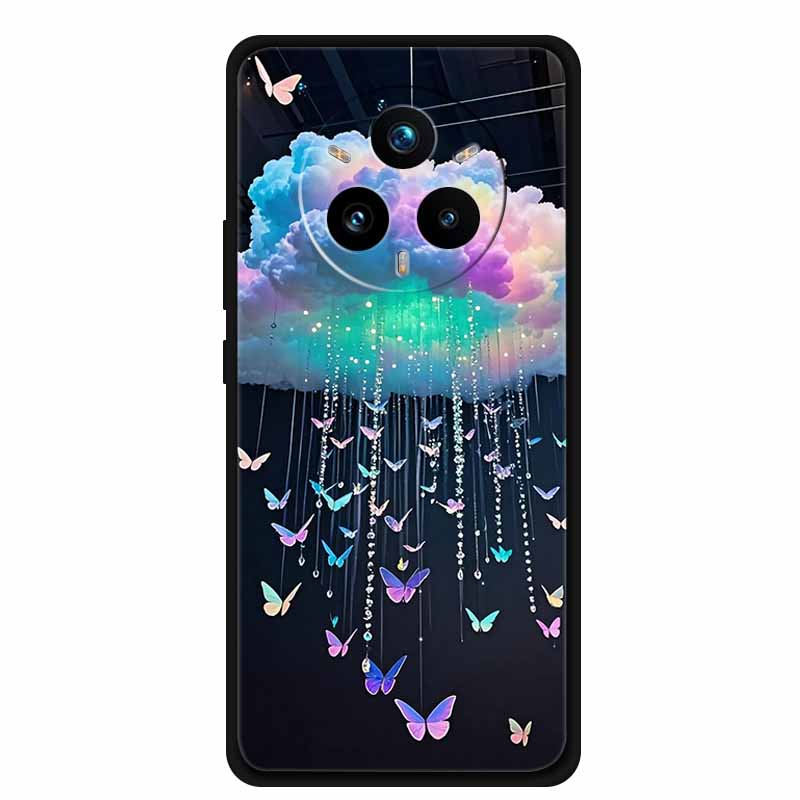 For Realme 14 Pro+ Phone Case Gradient Patterns Back Cover TPU Soft Silicone Protective Funda for OPPO Realme14 PRO Plus Pro +