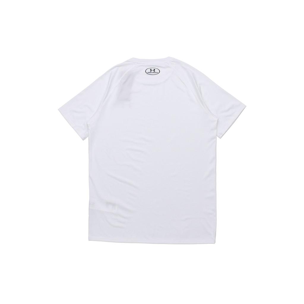 Under Armour Quick-Dry Training Tech Crew Neck Short Sleeve T-Shirt Men Tops White 1228539-100