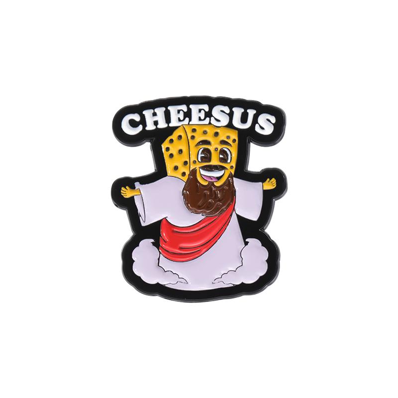 Jesus Is Lit Enamel Pins Custom GOD IS NO DEAD Brooches Lapel Badges Holy Jesus Jewelry Gift for Friends