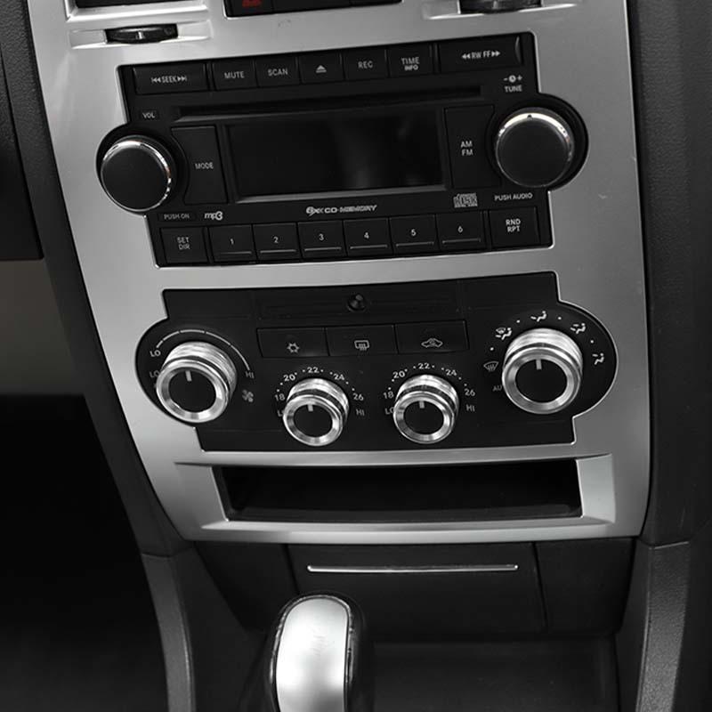 Klimaanlagenschalter Zierring Knopf Dekoration Abdeckung Für Dodge Charger Für Chrysler 300C Für Jeep Grand Cherokee Zubehör