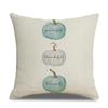 45x45cm Halloween Pillowcase Single Linen Pillowcase Waist Pillowcase for Living Room Sofa Car Home Decor